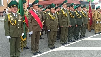 Ветераны-пограничники Мозыря приняли участие в праздновании Дня Независимости