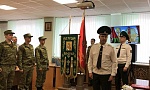 В отряде пограничного контроля «Минск» военнослужащие приняли присягу
