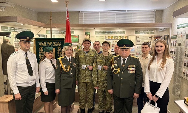 Новое пополнение в отряде пограничного контроля «Минск»